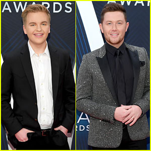 American Idol's Caleb Lee Hutchinson & Scotty McCreery Suit Up for CMA Awards 2018!