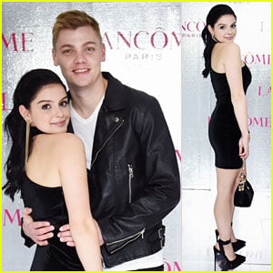 Ariel Winter Stuns in Little Black Dress at Holiday Event With Levi Meaden