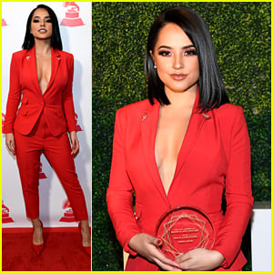 Becky G Shouts Out The People Who Always Believed in Her During Latin Grammys 2018 Leading Ladies of Entertainment Luncheon