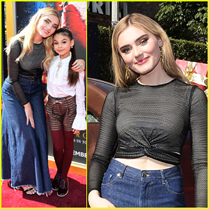 Meg Donnelly & Ariana Greenblatt Celebrate The Holidays at 'Christmas Chronicles' Premiere