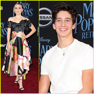 Meg Donnelly Flies Into 'Mary Poppins Returns' Premiere With Milo Manheim