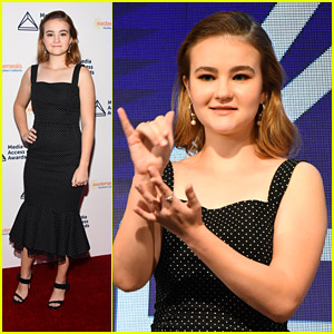 Millicent Simmonds Steps Out For Media Access Awards 2018 in LA