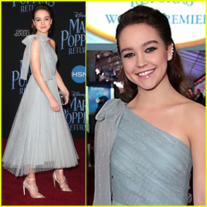 Sadie Stanley Turned Into A Princess For 'Mary Poppins Returns' Premiere