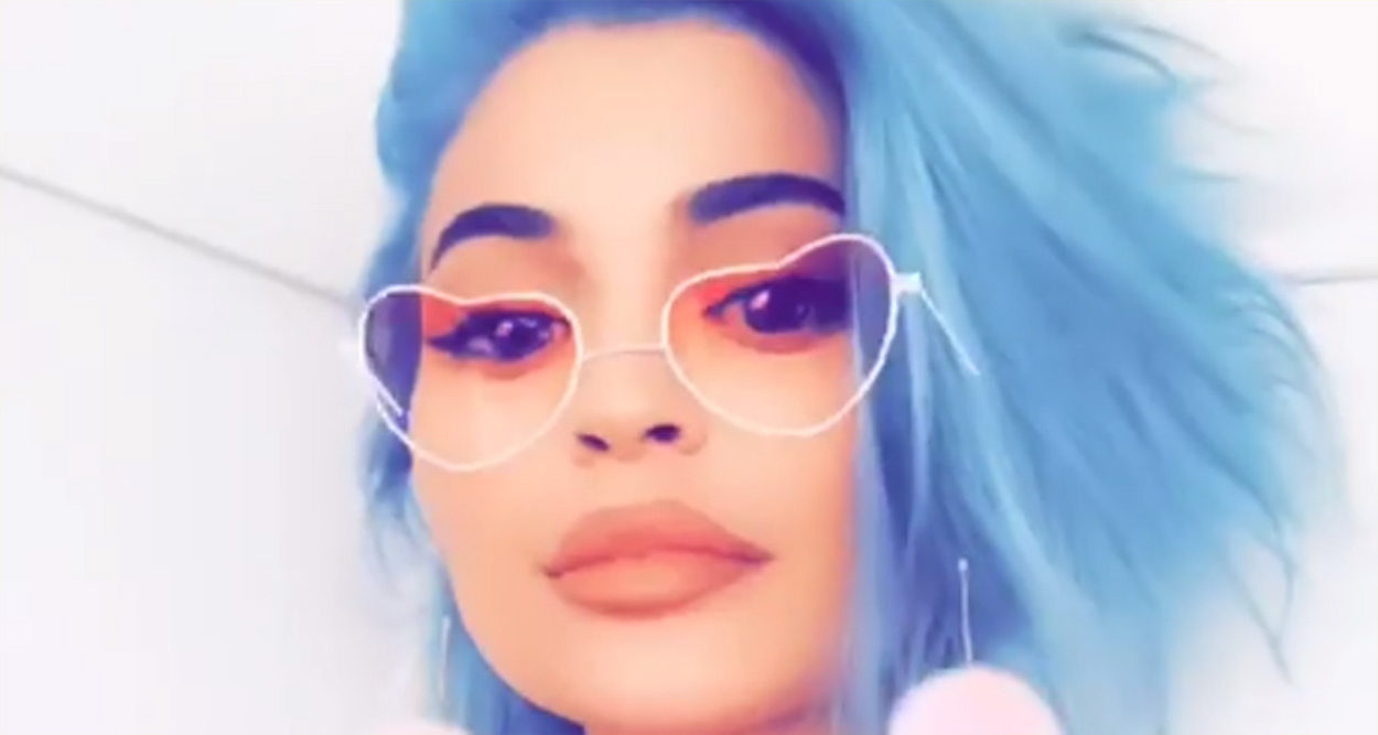 3. Kylie Jenner's Best Blue Hair Moments - wide 4