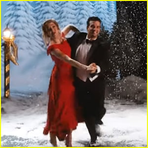 Lindsey Stirling Dances Around With Mark Ballas in Dreamy 'Warmer in the Winter' Music Video - Watch Now!