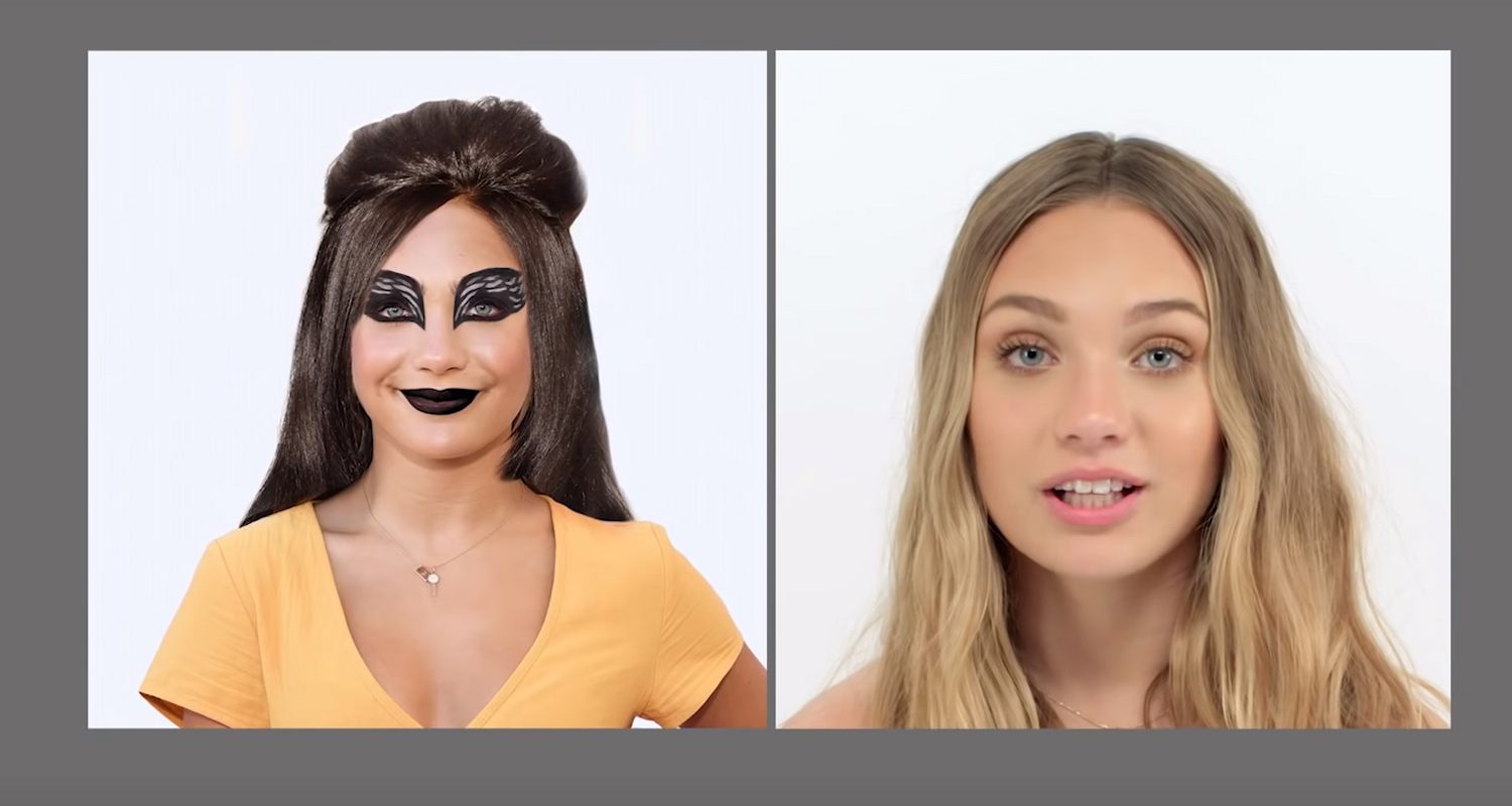 Maddie Ziegler Experiments With Some Unique Makeup Looks! | Maddie