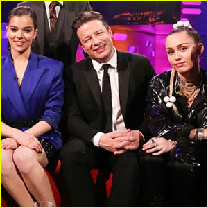 Miley Cyrus & Hailee Steinfeld Strike a Pose at 'Graham Norton Show!'