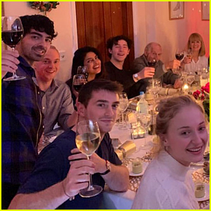 Sophie Turner's Family Hosts the Jonas & Chopra Families for Christmas!