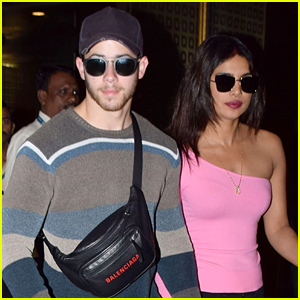 Nick Jonas Holds Hands with Priyanka Chopra as They Arrive in Mumbai