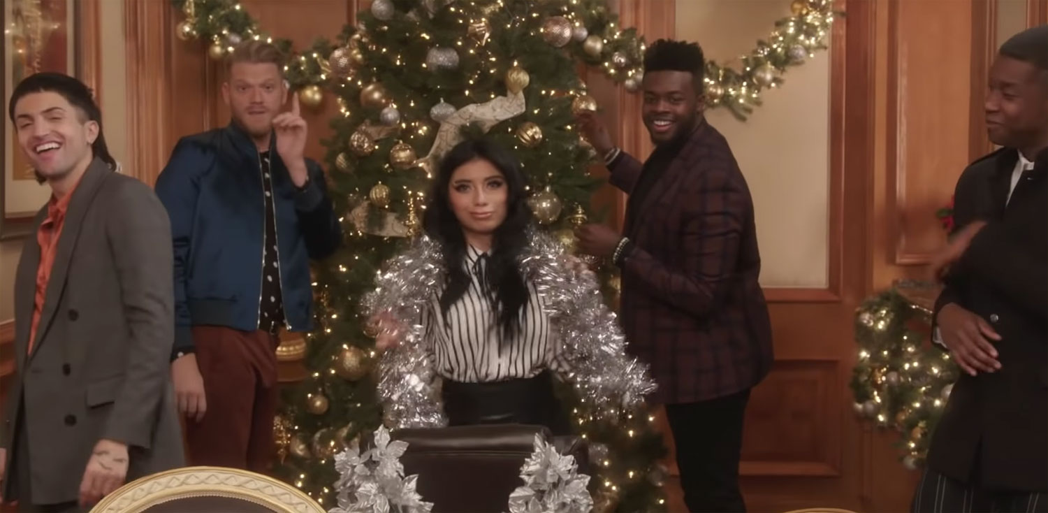 Pentatonix Get Festive in ‘Rockin’ Around The Christmas Tree’ Music Video!  Kevin Olusola 