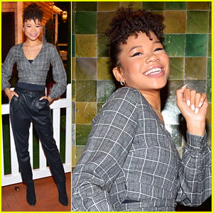 Storm Reid Breaks Out Her Party Hat For Tamara Mellons' Store Opening Event