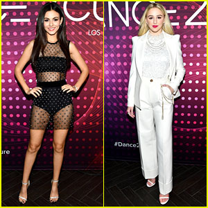 Victoria Justice & Chloe Lukasiak are Co-Chairs at amfAR's Dance2Cure Kickoff