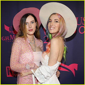 Bella Thorne & Sister Dani Team Up for Horse Race in Florida!