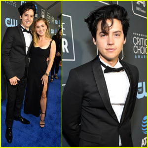 Cole Sprouse & Haley Lu Richardson Forget The 'Five Feet Apart' Rule at at Critics' Choice Awards 2019