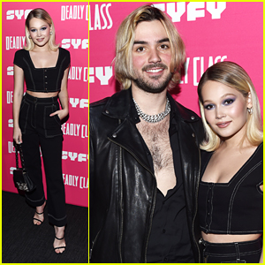 Kelli Berglund Stole All The Lana Condor/Saya Coasters From The 'Deadly Class' Premiere