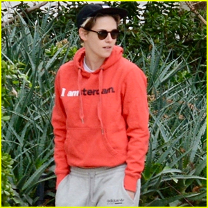 Kristen Stewart Sports 'I Amsterdam' Sweatshirt While Out With Friends