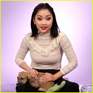 See The Moment Lana Condor Met Her New Puppy Emmy (Video)