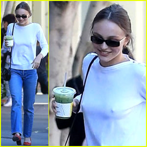 Lily-Rose Depp is All Smiles While Out Shopping With a Friend!