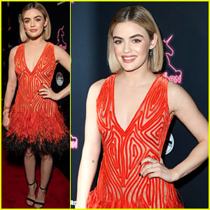 Lucy Hale Hits the Red Carpet for 'The Unicorn' Premiere