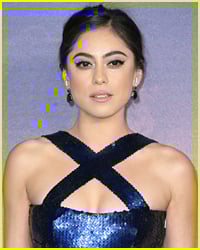 Rosa Salazar Wore a Gorgeous Blue Gown For 'Alita: Battle Angel' World Premiere