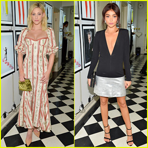 Lili Reinhart & Sarah Hyland Glam Up for W Mag's Pre-Golden Globes Party!