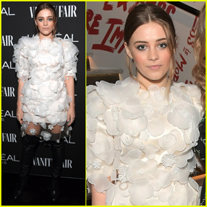 Josephine Langford Shows Her Style at Vanity Fair’s Pre-Oscar Party