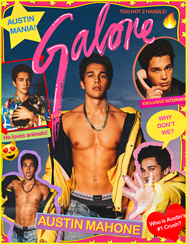 Austin Mahone Poses for Shirtless Photo Shoot Inspired by Vintage Teen Mags!