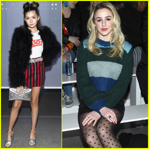 Chloe Lukasiak & Addison Riecke Show Their Style During NYFW!