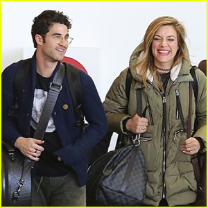 Darren Criss Returns Home After Getting Married to Mia Swier!