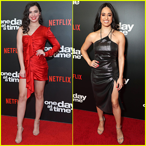 Jeanine Mason Steps Out To Support Isabella Gomez at 'One Day At A Time' Season 3 Premiere