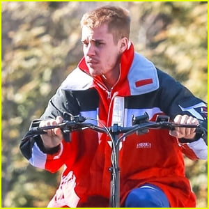 Justin Bieber Goes for a Bike Ride with His Pastor