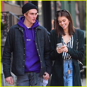 Kaia Gerber Spends Time with Brother Presley in NYC | Kaia Gerber ...