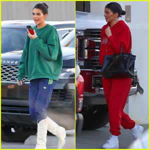 Kylie & Kendall Jenner Meet Up for a Photo Shoot!