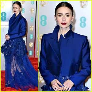 Lily Collins Is a Gorgeous Givenchy Girl at BAFTAs 2019!