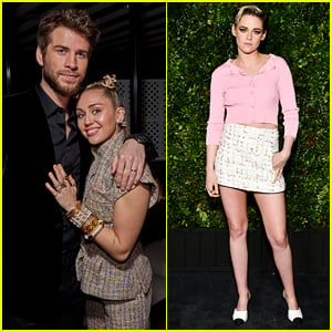 Liam Hemsworth, Miley Cyrus & Kristen Stewart Look Chic at Chanel Oscars Pre-Party!