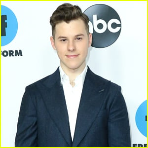 Nolan Gould Suits Up For ABC's TCA Party After 'Modern Family' Final Season Announcement