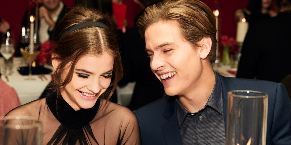 Dylan Sprouse Joins Girlfriend Barbara Palvin At Giorgio Armani Beauty