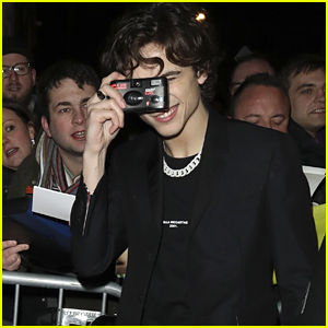 Timothee Chalamet Looks So Handsome at Chanel's Pre-BAFTA Dinner in London!