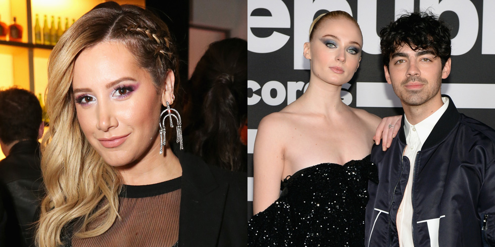 Ashley Tisdale Debuts Long Hair at Republic Records’ Grammys Party