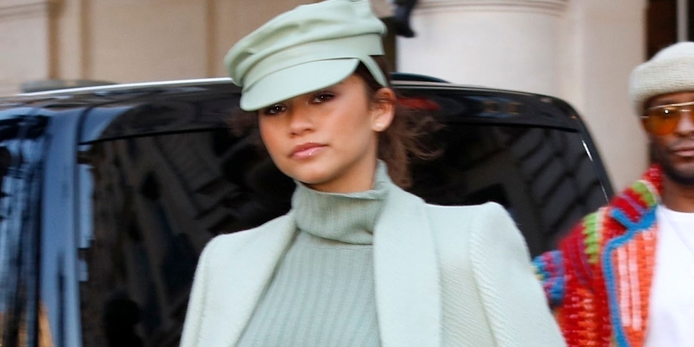 Zendaya Wears Chic Mint Green Suit For TommyxZendaya Fashion Show