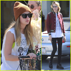 Ashley Benson Goes Shopping with Girlfriend Cara Delevingne