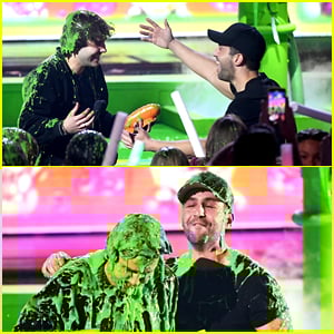 David Dobrik Gets Slimed After KCAs 2019 Win!