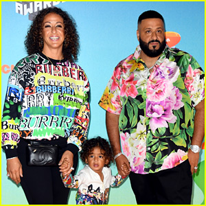 KCAs 2019 Host DJ Khaled Walks Orange Carpet with His Family!