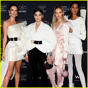 Hailee Steinfeld Joins Supermodels in Qatar for Fashion Trust Event