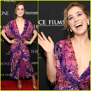 Haley Lu Richardson is Pretty in Pink & Purple at The 