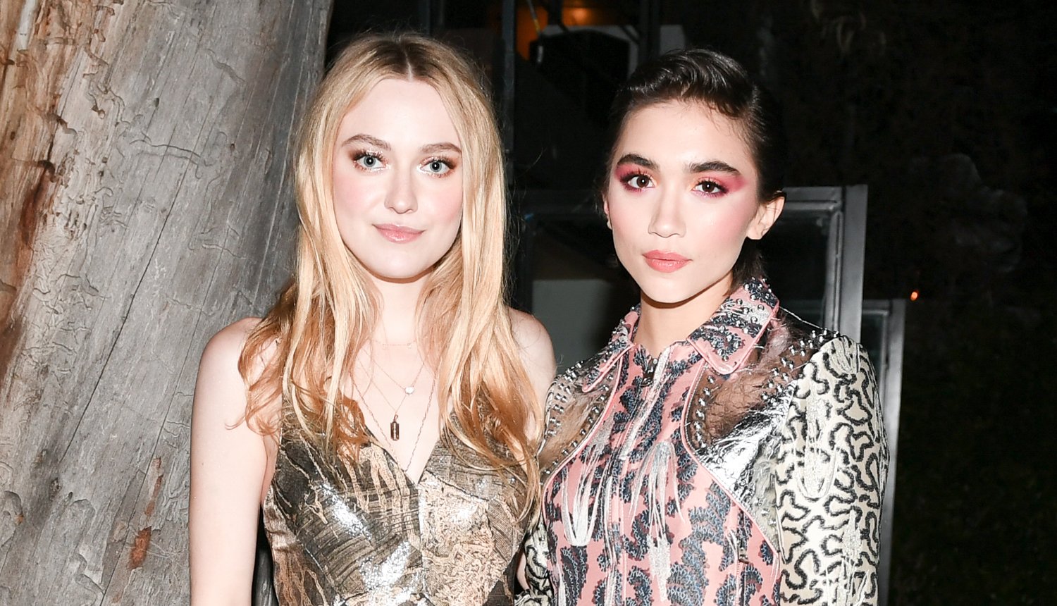 Dakota Fanning And Rowan Blanchard Buddy Up At Handm Event Abigail Spencer Alek Wek Amber