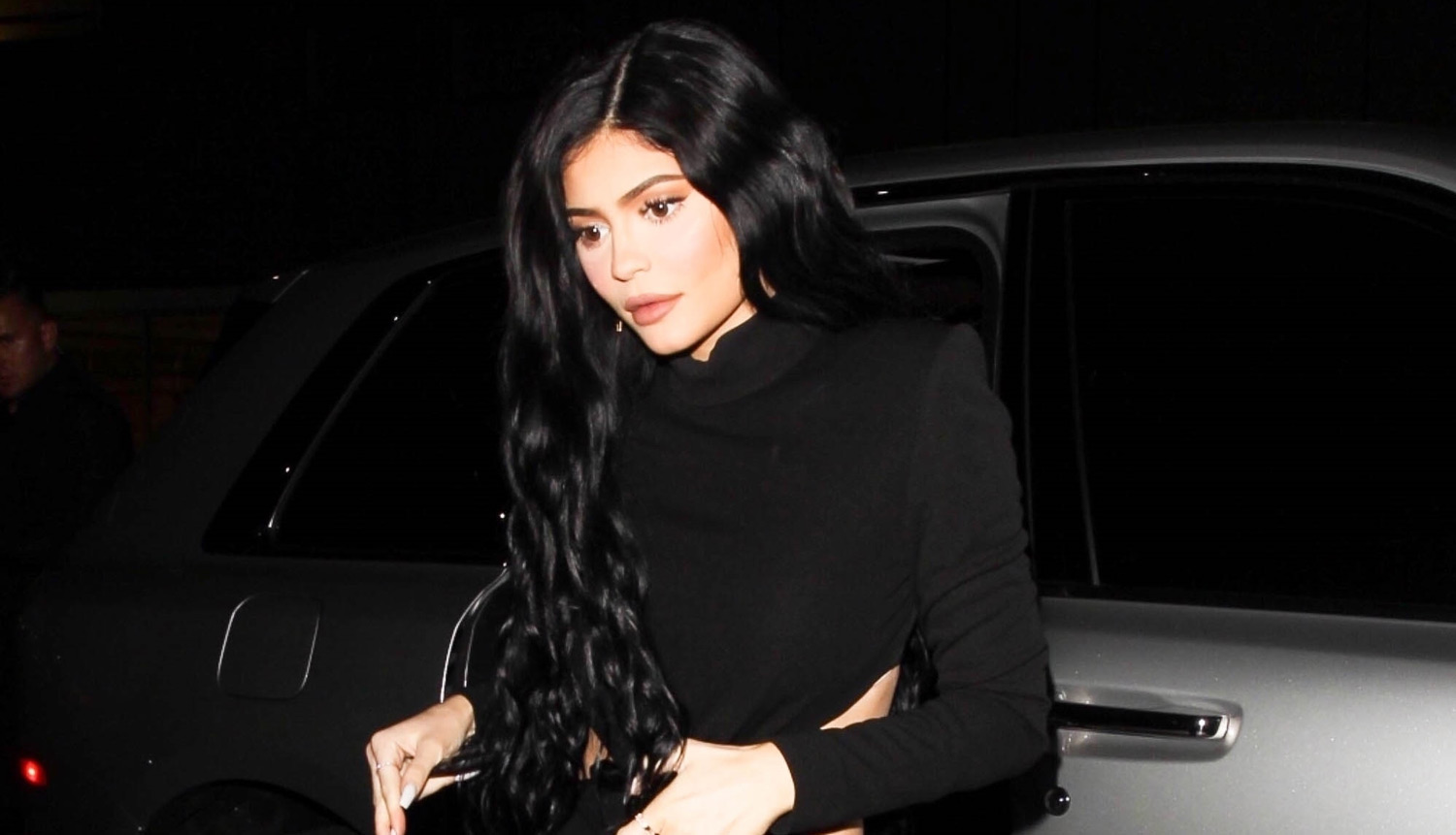 Kylie Jenner Shows a Little Skin in Cut-Out Jumpsuit | Kylie Jenner ...