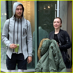 Peyton List Joins 'Glamorous' Co-star Pierson Fode For A Workout in Toronto