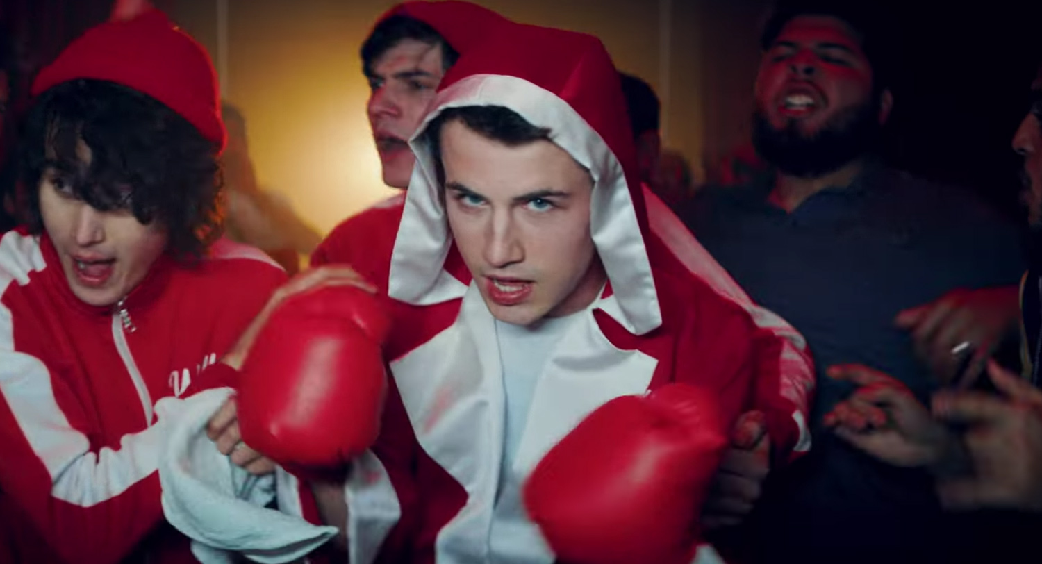 Dylan Minnette Dons Boxing Gloves for Wallows’ ‘Scrawny’ Music Video