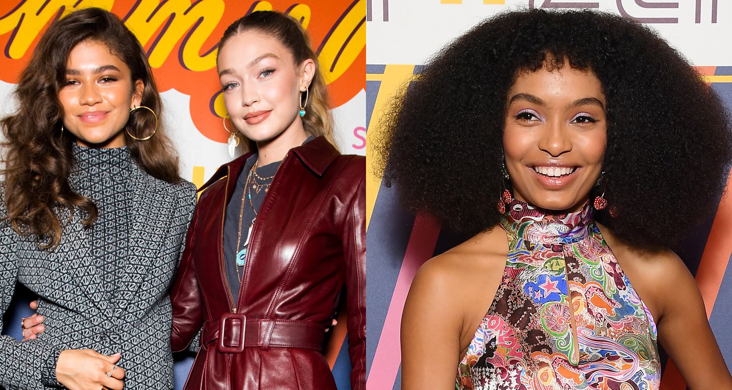 Zendaya is Supported by Gigi Hadid & Yara Shahidi at Her Tommy x